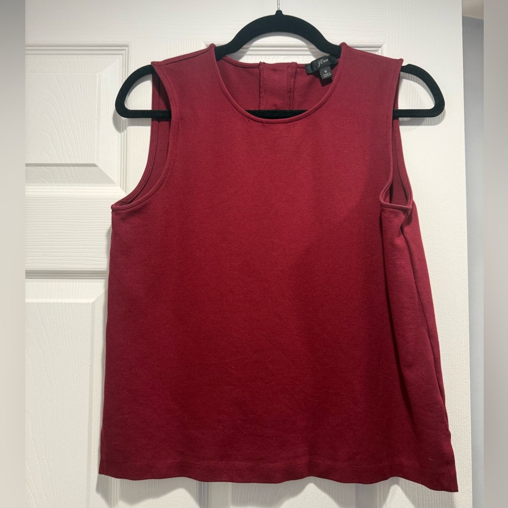 J. Crew Rich Red Tank Top